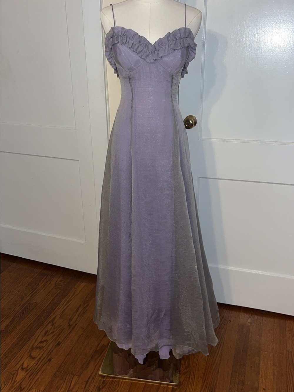 Archival Oscar de la Renta Silk Organza Fashion Show Prototype Gown